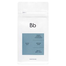 BEAN BROTHERS Black Suit 綜合咖啡豆 原豆, 200g, 1個