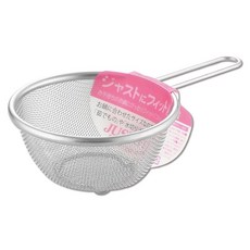 YOSHIKAWA 吉川 JUST FIT 日本18-8不銹鋼圓型網勺 14cm 深型 日本製 SJ-1386, 1個