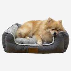 Petbodylab 寵物 Woopu Woopu 柔軟觸感坐墊, 炭灰色, 1個