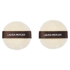 LAURA MERCIER 蘿拉蜜思 天鵝絨粉撲 中型 2件組, 1套, 米色