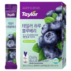 테일러팜스 하루 블루베리 스틱 14p, 1개, 280ml