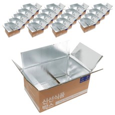 JJ comPanY 有限公司 紙質保鮮保冷盒 4號, JJ-4號(340x240x165), 20個