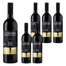 LUSSORY 路莎莉 西班牙紅葡萄飲 TEMPRANILLO, 6個, 750ml