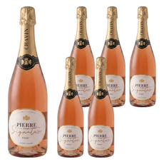 PIERRE ZERO 夏凡氣泡粉紅酒風味飲尊爵款 6瓶, 6個, 750ml