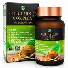 SABINSA 超高濃度C3薑黃素, 1個, 30顆