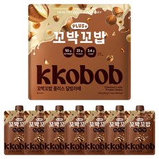 꼬박꼬밥 비브리브 플러스 단백질쉐이크 달밤라떼맛 7p, 350g, 1개
