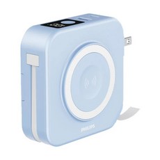 PHILIPS 飛利浦 多合一半固態行動電源10000mAh, 霧藍, DLP4349SL