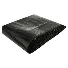 봉베리 배접 쓰레기 비닐봉투 검정 중 100p, 1개, 60L