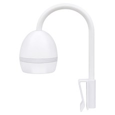 crab aqua 小螃蟹 USB夾燈 圓球型 白色 CA-L6-SB-W, 1個
