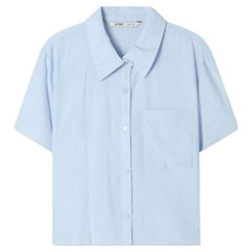 MIXXO 女款基本款楊柳短袖襯衫