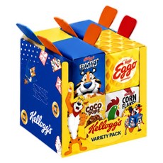 Kellogg's 家樂氏咀嚼積木 4款混裝 附陳列盒, 混和顏色, 1套