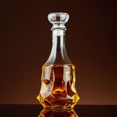 French Mars 高級透明葡萄酒醒酒器 玻璃瓶 Omok900 MMM4244, 1個, 900ml