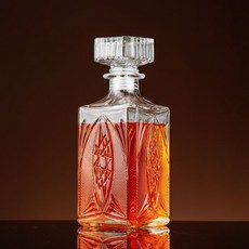 French Mars 高級透明葡萄酒醒酒器 玻璃瓶 魚尾款 MMM4244, 1個, 1L