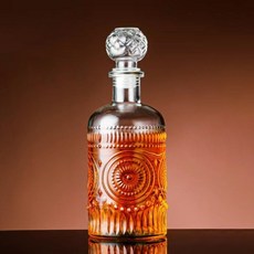 French Mars 高級透明葡萄酒醒酒器 玻璃瓶 摩天輪 MMM4244, 1個, 1L