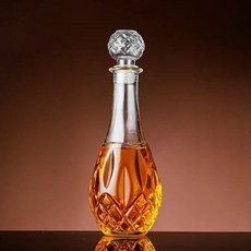 French Mars 高級透明紅酒醒酒器 玻璃瓶 鑽石 MMM4244, 1個, 700ml