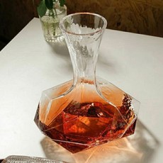 French Mars 方形高級家用吧檯紅酒醒酒器瓶 透明 MMM4245, 1個, 1.45L