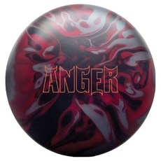 HAMMER Anger Solid 保齡球, 1個, 黑色 + 紅色 + 灰色混合