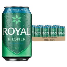 ROYAL UNIBREW 無酒精啤酒風味飲, 24個, 330ml