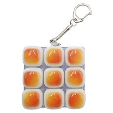 agaplus S'more 9宮格 LED 鍵帽 啪嗒鑰匙圈, 混合顏色, 1個
