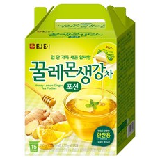 담터 꿀레몬 생강차 포션, 1개, 15개입, 30g