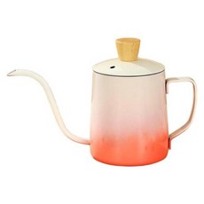 Couselect 不鏽鋼手沖長嘴細口壺 漸變紅, 1個, 單品, 600ml