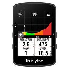 bryton RIDER 650T 彩色觸控螢幕 GPS無線自行車記錄器, 黑色, 1個