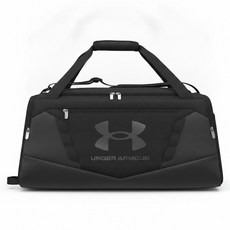 UNDER ARMOUR 安德瑪 健身袋男女同款 5.0 Duffle MD旅行包 1369223-013, 黑色, 1個