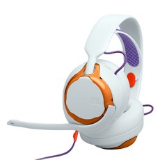 JBL 有線電競耳機, 白橘色, Quantum 250