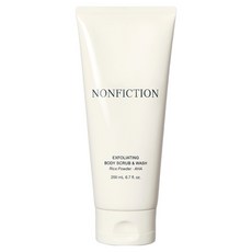 NONFICTION 去角質身體磨砂沐浴乳, 200ml, 1條