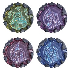 BANDAI 超人力霸王 布雷薩 布雷薩輝石 04, 混和顏色, 4個