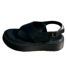 CHAAKAN SHOES 女款 Laboni 夾腳厚底涼鞋 SDLTR2i1633, 黑色, 240