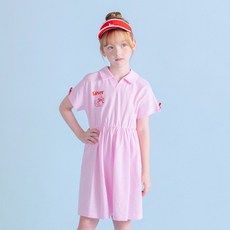 아이러브제이 아동용 리일 리본 카라 원피스