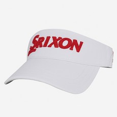 SRIXON 2026 Tour 遮陽帽 GAH-25082i, 白色 + 紅色, 1個