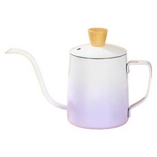Couselect 不鏽鋼手沖長嘴細口壺 漸變紫, 1個, 單品, 600ml