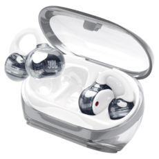 JBL 開放式耳夾藍牙耳機, 白色, SOUNDGEAR CLIPS