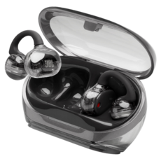 JBL 開放式耳夾藍牙耳機, 黑色, SOUNDGEAR CLIPS