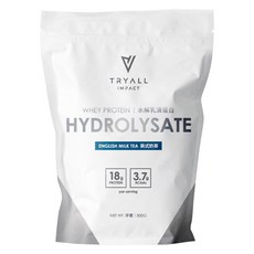 TRYALL Impact 水解乳清蛋白 英式奶茶, 500g, 1個