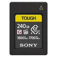 SONY 索尼 CFexpress Type A G 系列 高容量 記憶卡 240G, 1個, CEA-G240T