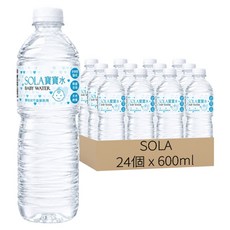 SOLA 寶寶水 顏色隨機, 24個, 600ml