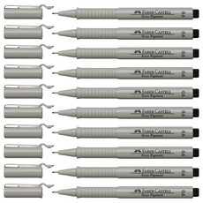 FABER-CASTELL 輝柏 Eco色鉛筆 0.6mm, 黑色, 10個
