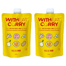 WITHEAT 嬰幼兒食品咖哩粉, 120g, 2個, 咖哩味