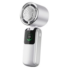 SUnORO 折疊半導體製冷掛脖風扇 手持/頸掛兩用小電扇 100檔數顯, 白色, N36
