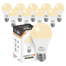 DrLux LED燈泡 10W, 10個, 暖白光
