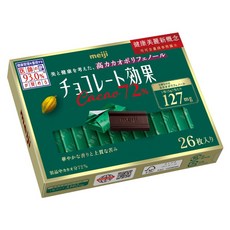 meiji 明治 巧克力效果CACAO72%黑巧克力 26枚, 130g, 1盒