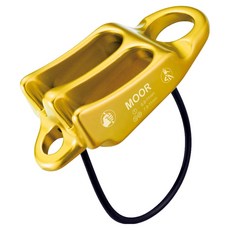 trango Mure 繩索單繩 8.6~11mm / 雙繩 7.8~11mm 下降器 TAG-03, 淺黃色, 1個