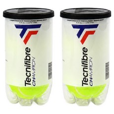 Tecnifibre 冠軍比賽用球 2入, 黃色, 2個