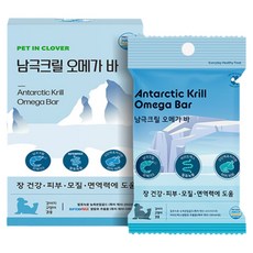 펫인클로버 강아지 남극크릴 오메가 바 영양제 6p, 180g, 1개, 피부/피모+장건강