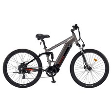 삼천리자전거 팬텀 FS 27.5 8단 48V 20Ah 943.8Wh 삼성 CELL PAS/스로틀 겸용 MTB형 전기자전거 고객직접설치, 웜 실버 블랙, 알루미늄