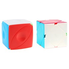 QYTOYS 奇藝 斜線魔術方塊 2件組 R99661A, 魔術方塊, 愛比方塊, 1套