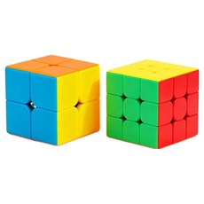 투데이리빙 큐브 2단 + 3단 세트 R69061B, 레인보우, 1세트